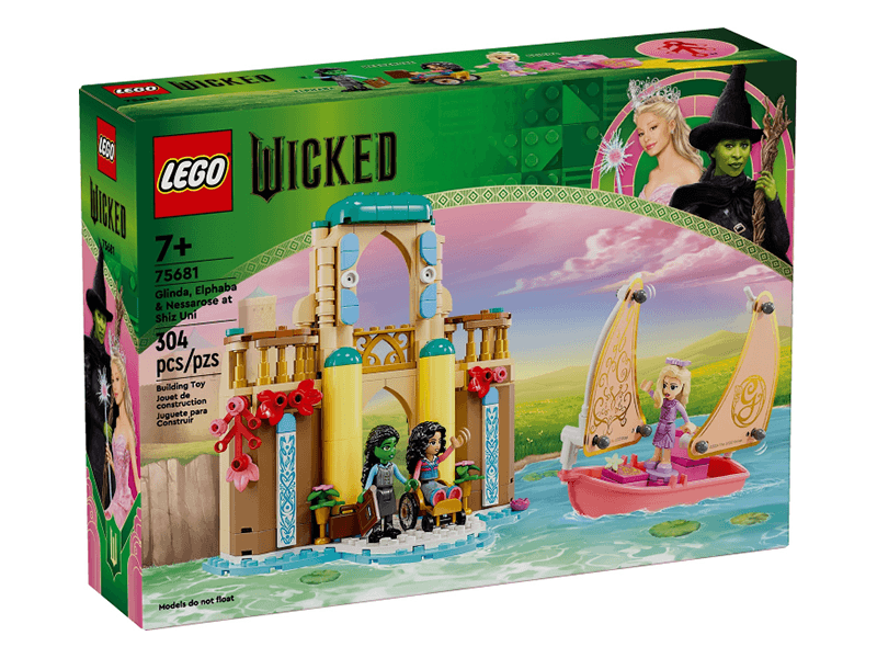 Wicked - Glinda, Elphaba en Nessarose op Shiz University (75681)